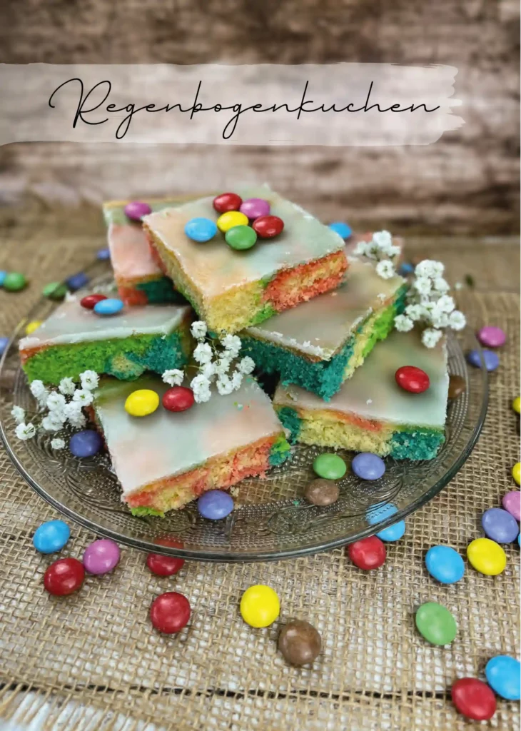 Regenbogenkuchen