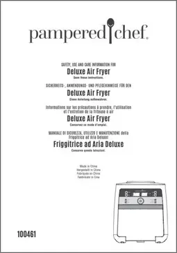 Deluxe Air Fryer Handbuch PDF