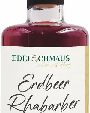 Erdbeer-Rhabarber Likör - Edelschmaus