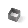 4 Quadrate Ersatzbuchstaben und -zahlen für Kuchenform