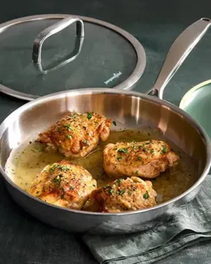 Edelstahl-Bratpfanne 25 cm