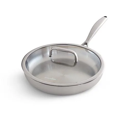 Edelstahl Pfannenbraeter 30 cm von Pampered Chef 2 Edelstahl-Pfannenbräter 30 cm von Pampered Chef