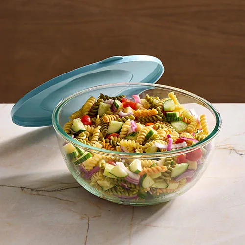 Glas-Rührschüssel mit Deckel 3,8 Liter von Pampered Chef