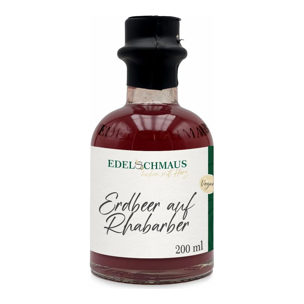 Erdbeer auf Rhabarber Erdbeer auf Rhabarber